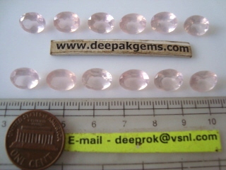 Quartz Rose Facetted